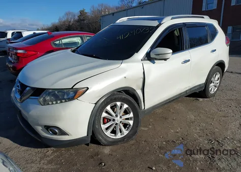 2016 Nissan Rogue Sv из США, поврежденный, VIN 5N1AT2MV9GC867396